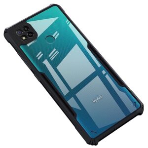 SNP-Back Case Cover for Mi Redmi 10A / Redmi 9 / Redmi 9C / 9 Activ/Poco C31 | (TPU + PC | Matte Black)