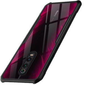SNP-Redmi K20 / K20 Pro Back Cover | Crystal Clear Transparent Back | Ultra Hyrbid | Full Camera Protection | Raised Edge | Bumper Back Case (Thermoplastic Polyurethane, Black)