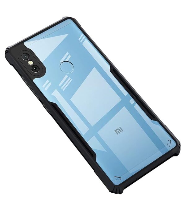 SNP-Back Case Cover for Mi Redmi Note 6 Pro (TPU, Polycarbonate_Matte Black)