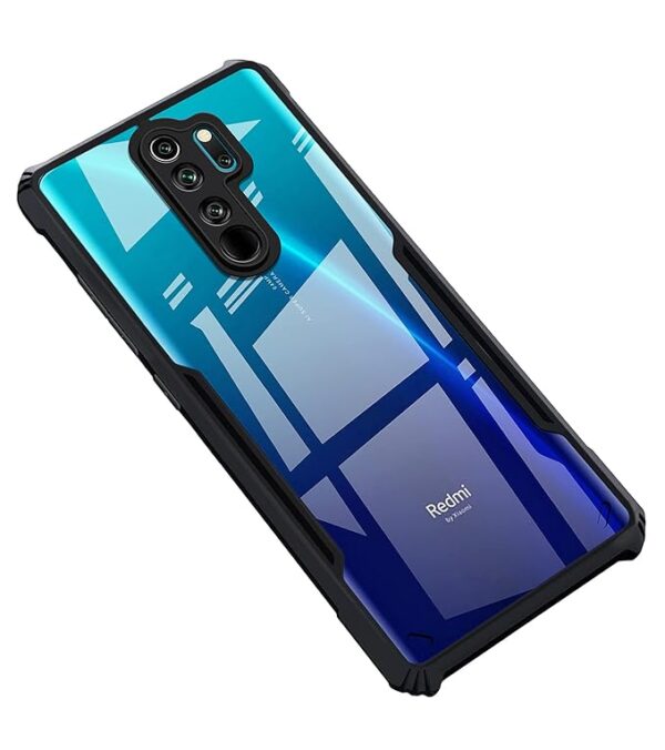 SNP-Back Case Cover for Mi Redmi Note 8 Pro (TPU, Polycarbonate_Matte Black)