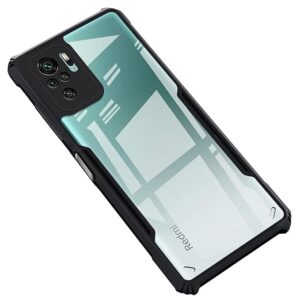 SNP-Back Cover for Mi Redmi Note 10 / Redmi Note 10s (TPU, Plastic | Black | Solid)