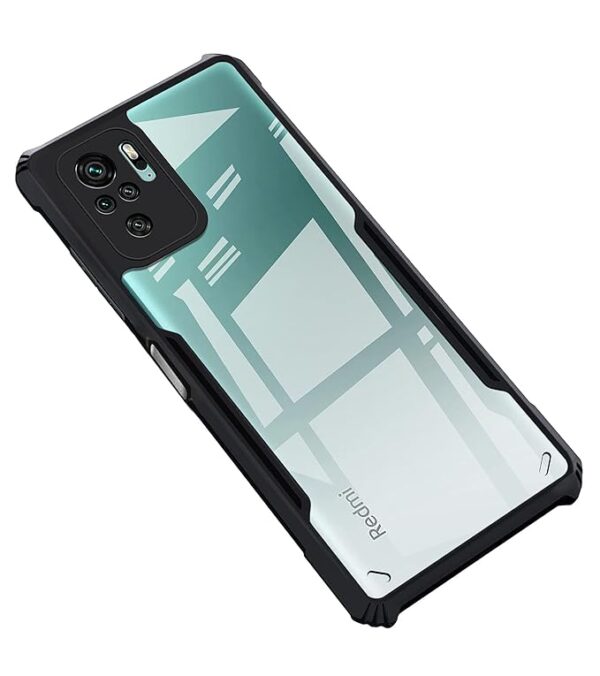 SNP-Back Cover for Mi Redmi Note 10 / Redmi Note 10s (TPU, Plastic | Black | Solid)