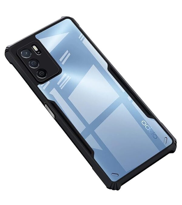 SNP-Back Case Cover for Oppo A16 (TPU, Polycarbonate_Matte Black)