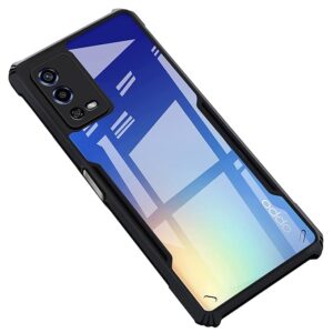 SNP- Bumper Bump || Transparent || Edge to Edge Protection Back case Cover for Oppo A55 4G - Transparent