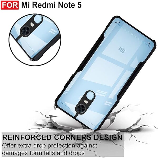 SNP-Solimo Mobile Cover for Xiaomi Redmi Note 5 (Polycarbonate_Matte Black) - Image 4