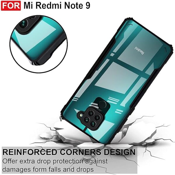 SNP-Solimo Mobile Cover for Xiaomi Redmi Note 9 (Polycarbonate_Matte Black) - Image 4