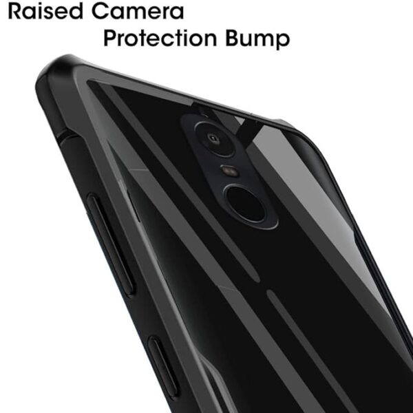 SNP-Shockproof Crystal Clear Back Cover Case for Mi Redmi Note 4 | 360 Degree Protection | Protective Design | Transparent Back Cover Case for Redmi Note 4 (PC & TPU, Black Bumper) - Image 4