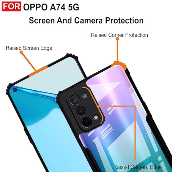 SNP-Mobile Cover for Oppo a7 (Polycarbonate_Matte Black) - Image 5