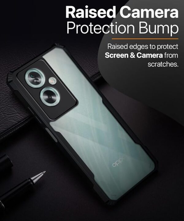 SNP- Back Cover for Oppo A79 5G Back Cover Case - Black Transparent - Image 6