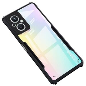 SNP-Back Case Cover for Oppo F21 Pro 5G / Oppo F21s Pro 5G | Compatible for Oppo F21 Pro 5G / Oppo F21s Pro 5G Back Case Cover | Clear Case with Camera Protection | (TPU + PC | Matte Black)