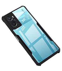 SNP-Back Case Cover for Realme 9i / Oppo K10 4G | Compatible for Realme 9i / Oppo K10 4G Back Case Cover | Clear Case for Realme 9i / Oppo K10 4G with Camera Protection | (TPU + PC | Matte Black)