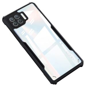 SNP-Back Case Cover for Oppo F17 Pro (TPU, Polycarbonate_Matte Black)