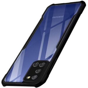 SNP-  Back Case Cover for Samsung A31 | Compatible for Samsung A31 Back Case Cover | 360 Degree Back Cover Case | Clear Case for Samsung A31 with Camera Protection | (TPU + PC | Matte Black)