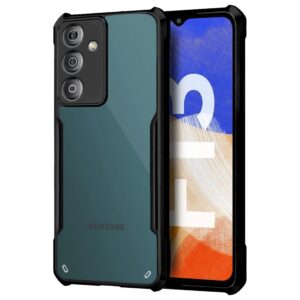 SNP-  Back Case Cover for Samsung Galaxy F13 | Compatible for Samsung Galaxy F13 Back Case Cover | 360 Degree | Clear Case for Samsung Galaxy F13 with Camera Protection | (TPU + PC | Matte Black)