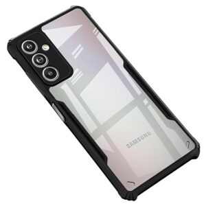 SNP-  Back Case Cover for Samsung Galaxy F54 5G | Compatible for Samsung Galaxy F54 5G Back Case Cover | Clear Case with Camera Protection | (TPU + PC | Matte Black)