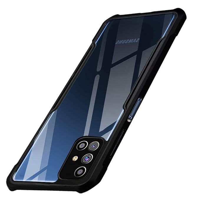 SNP- Back Cover Case for SAM M51 | Raised Bumps for Full Device & Camera Protection Shockproof TPU Silicone Back Case Mobile Cover – Transparent