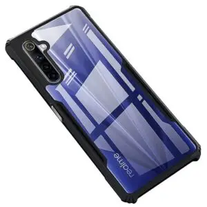 SNP-  Back Case Cover for Realme 6 / Realme 6i | Compatible for Realme 6 / Realme 6i Back Case Cover | Clear Case for Realme 6 / Realme 6i with Camera Protection | (TPU + PC | Matte Black)