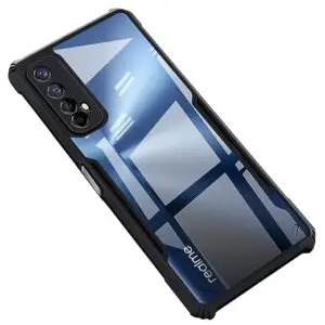 SNP- Back Case Cover for Realme 7 / Realme Narzo 30 4G / Realme Narzo 20 Pro | Compatible for Realme 7 / Realme Narzo 30 4G / Realme Narzo 20 Pro Back Case Cover | (TPU + PC | Matte Black)