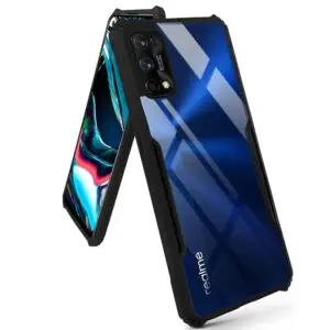 SNP-  Back Cover for Realme 7 Pro Mobile Back Case Shock Proof Design Camera Edges Protection Crystal Clear Phone Case Precise Cutouts Matte Black Soft Bumper Phone Cover