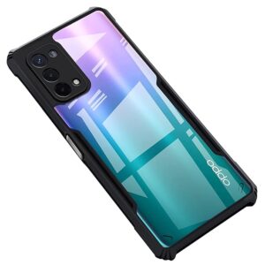 SNP- Back Case Cover for Oppo A74 5G (TPU, Polycarbonate_Matte Black)