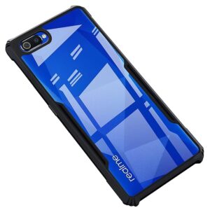 SNP-  Back Case Cover for Realme C2 / OPPO A1K | Compatible for Realme C2 / OPPO A1K Back Case Cover | 360 Degree Protection Back Cover | Clear Case with Camera Protection | (TPU + PC | Matte Black)