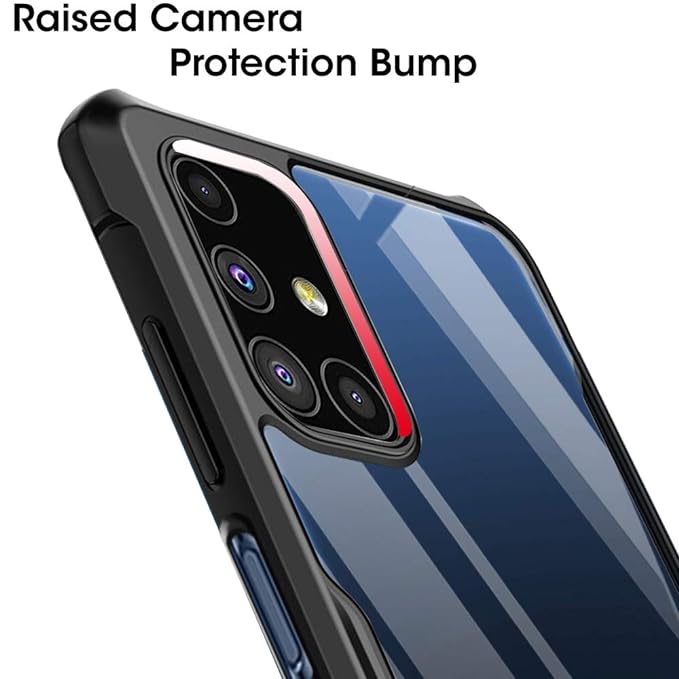 SNP- Back Cover Case for SAM M51 | Raised Bumps for Full Device & Camera Protection Shockproof TPU Silicone Back Case Mobile Cover – Transparent - Image 4