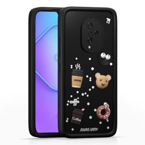 SNP- Coffee Case for Vivo S1 Pro| Cute 3D Cartoon Ball Design | Soft Silicone Back Cover for Vivo S1 Pro| Full Body & Camera Protection | BLACK