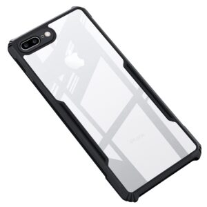 SNP- Solimo Thermoplastic Polyurethane 360 Degree Protection Black Border Back Cover for Apple iPhone 8 Plus | iPhone 7 Plus - Black