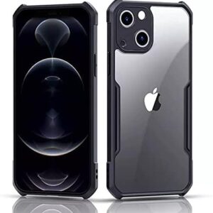 SNP- Hybrid Camera and Drop Protection Back Case Cover for iPhone 15 (Black| Polycarbonate)