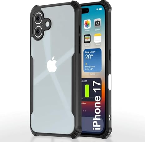 SNP- Cover Compatible with iPhone 17 Magnetic case | Slim Stylish 360 Protection Design |Crystal Clear | Shockproof Eagle Back Cover for iPhone 17