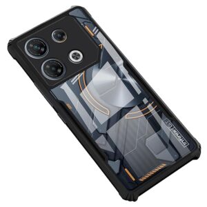 SNP- Camera Bump Protection | Slim Stylish 360 Protection Design |Crystal Clear | Shockproof Eagle Back Cover for Infinix GT 10 Pro