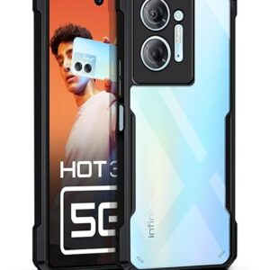 SNP- Camera Bump Protection | Slim Stylish 360 Protection Design |Crystal Clear | Shockproof Eagle Back Cover for Infinix Hot 30 5G