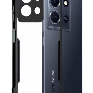 SNP- Back Cover for Infinix Note 30 Pro 5G Back Cover Case - Black Transparent