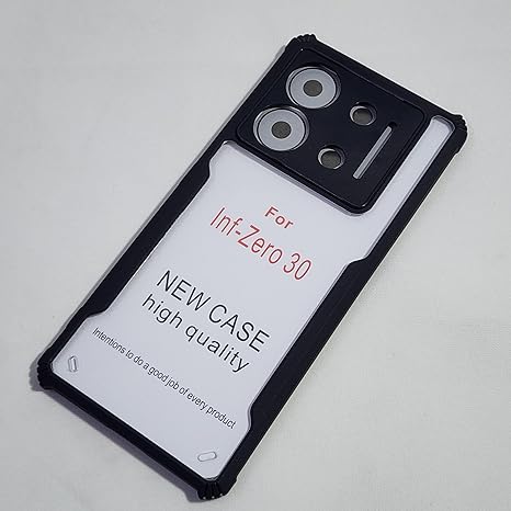 SNP- Camera Bump Protection | Slim Stylish 360 Protection Design |Crystal Clear | Shockproof Eagle Back Cover for Infinix Zero 30 5G