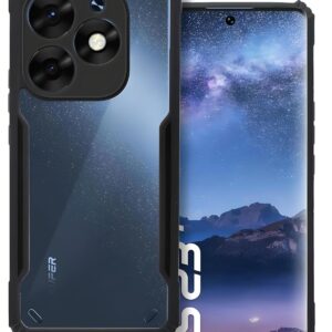 SNP- Black Border Back Cover for iTel S23+ | itel S23Plus - Black
