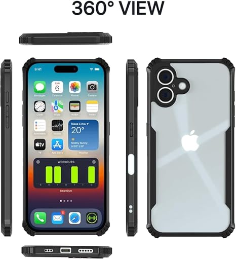 SNP- Cover Compatible with iPhone 17 Magnetic case | Slim Stylish 360 Protection Design |Crystal Clear | Shockproof Eagle Back Cover for iPhone 17 - Image 2