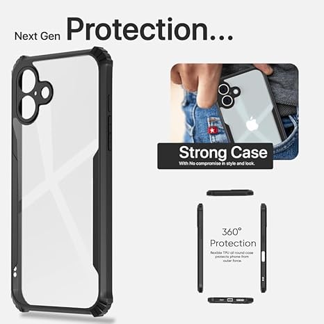 SNP- Cover Compatible with iPhone 17 Magnetic case | Slim Stylish 360 Protection Design |Crystal Clear | Shockproof Eagle Back Cover for iPhone 17 - Image 3