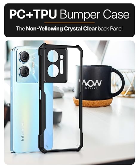 SNP- Camera Bump Protection | Slim Stylish 360 Protection Design |Crystal Clear | Shockproof Eagle Back Cover for Infinix Hot 30 5G - Image 3