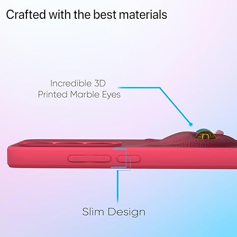 SNP- Back Cover for Oneplus Nord 5 5G | Cute Cat Leather Finish for Girls | Soft TPU | Bumper Case (Pink) - Image 3