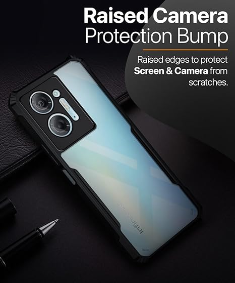 SNP- Camera Bump Protection | Slim Stylish 360 Protection Design |Crystal Clear | Shockproof Eagle Back Cover for Infinix Hot 30 5G - Image 4