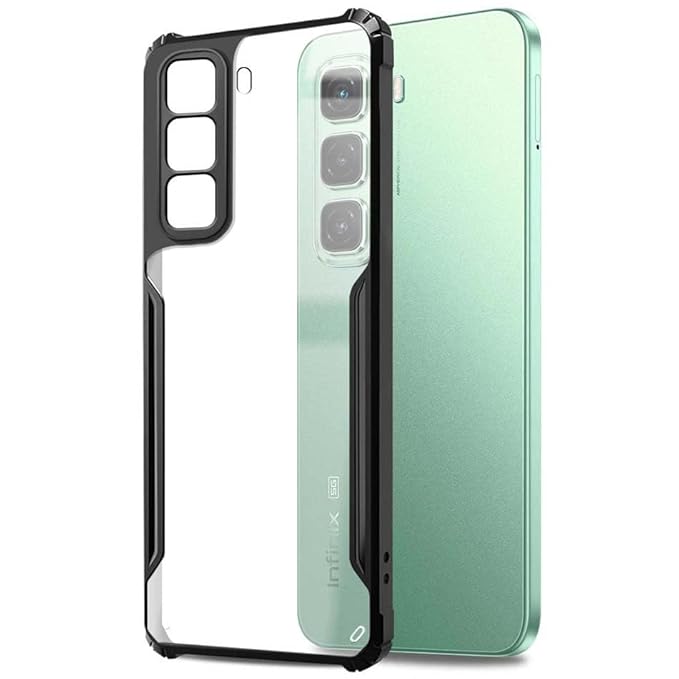 SNP-Camera Bump Protection | Slim Stylish 360 Protection Design |Crystal Clear | Shockproof Eagle Back Cover for Infinix Hot 50 5G - Image 4