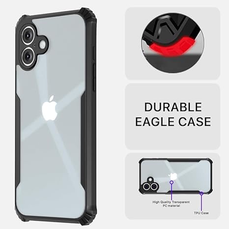 SNP- Cover Compatible with iPhone 17 Magnetic case | Slim Stylish 360 Protection Design |Crystal Clear | Shockproof Eagle Back Cover for iPhone 17 - Image 5